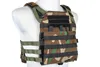 Kamizelka typu Plate Carrier z panelem szturmowym - Woodland